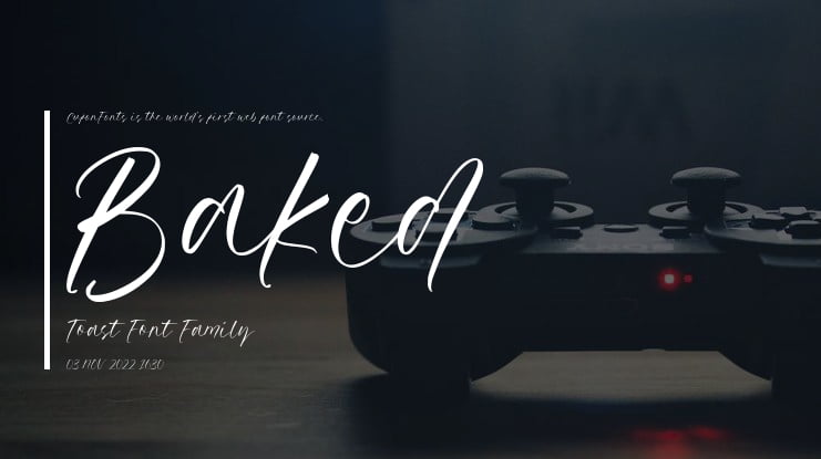 Baked Toast Font