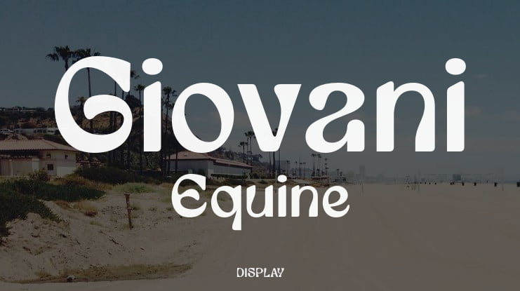 Giovani Equine Font