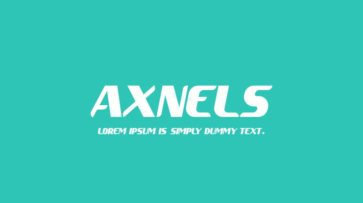 Axnels Font