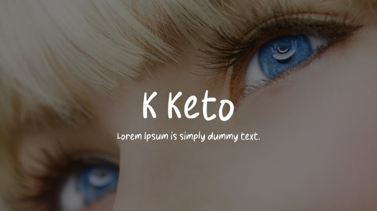 K Keto Font