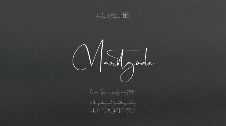 Maritgode Font