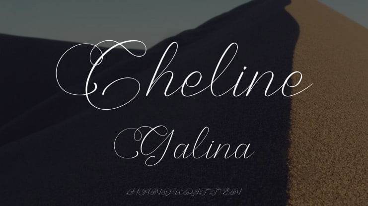 Cheline Galina Font