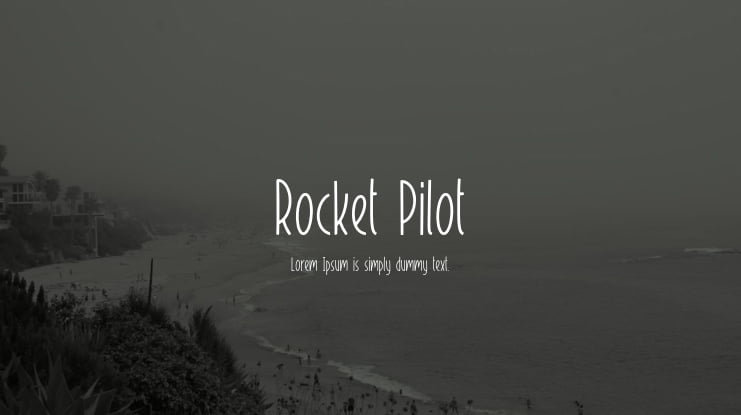 Rocket Pilot Font