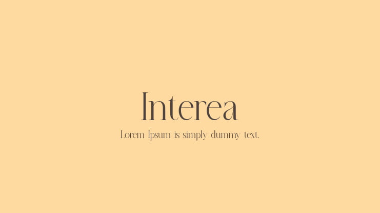 Interea Font