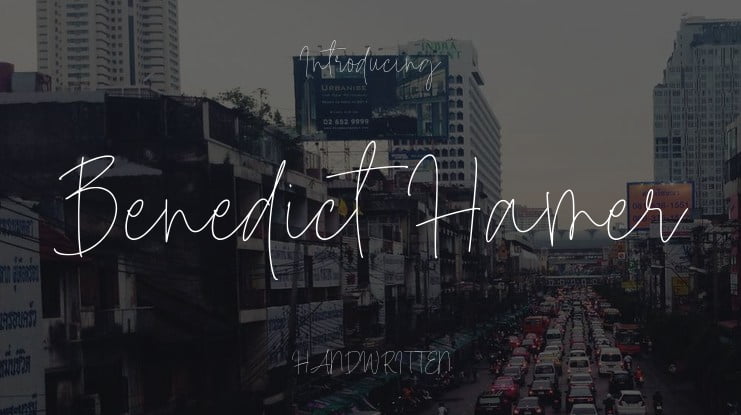 Benedict Hamer Font