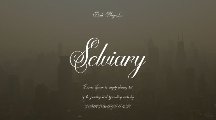 Selviary Font