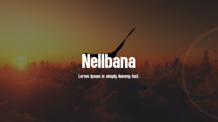 Nellbana Font