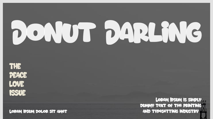 Donut Darling Font