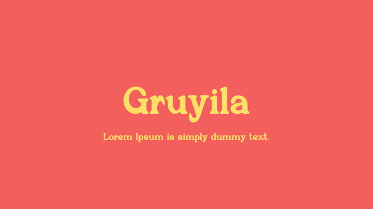 Gruyila Font