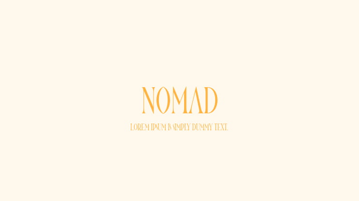 Nomad Font