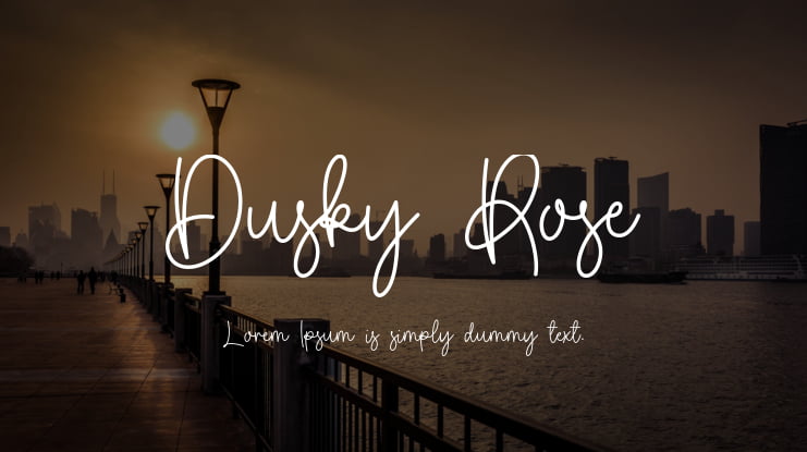 Dusky Rose Font