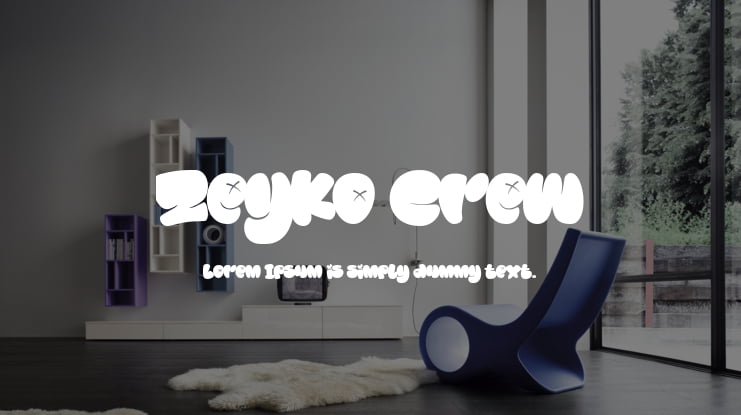 Zeyko Crew Font