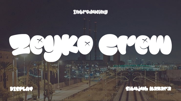 Zeyko Crew Font