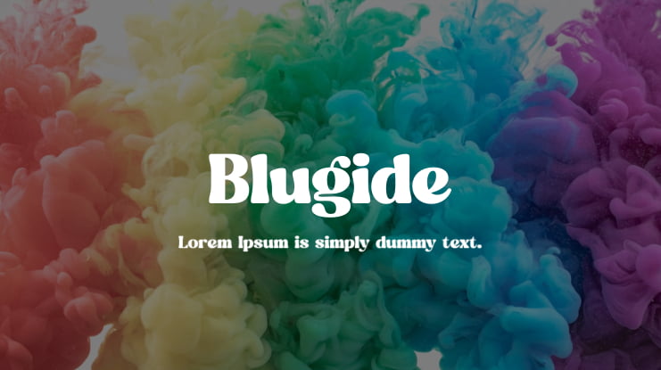 Blugide Font