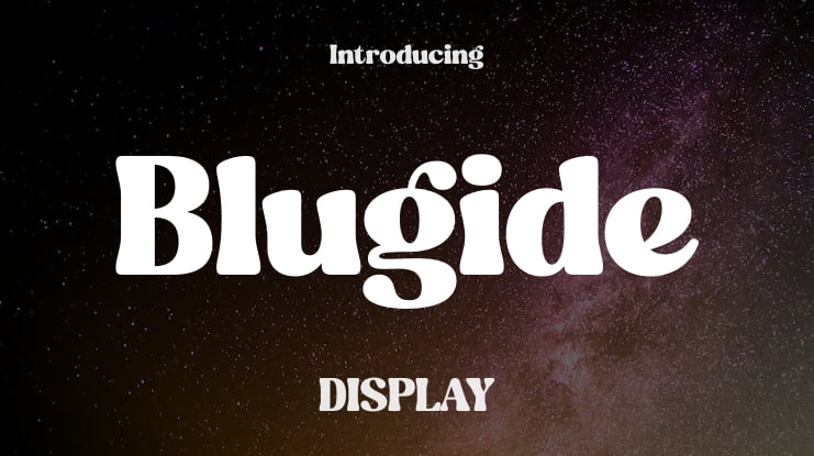 Blugide Font