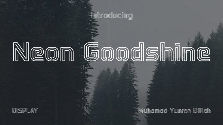 Neon Goodshine Font