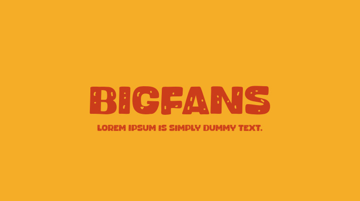 Bigfans Font