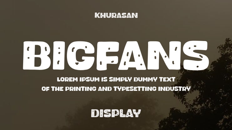 Bigfans Font