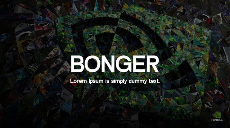 BONGER Font