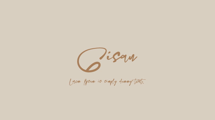 Gisan Font