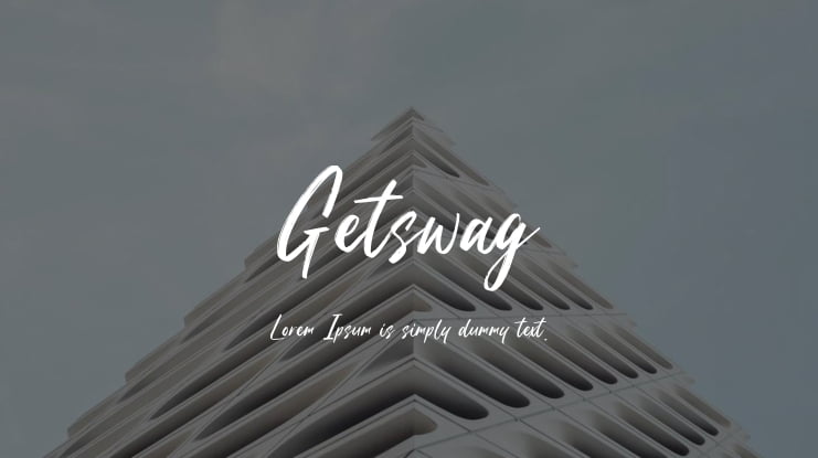 Getswag Font