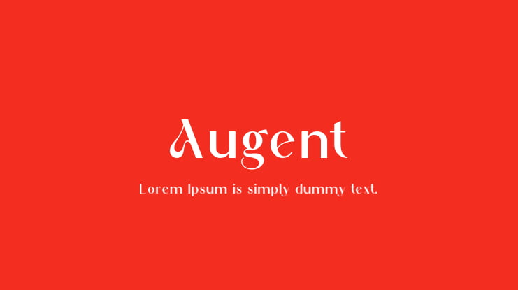 Augent Font