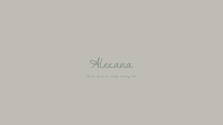 Alexana Font