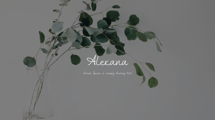 Alexana Font