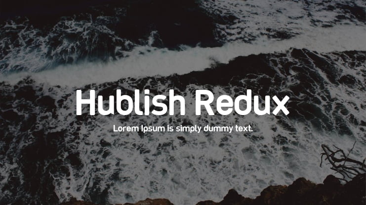 Hublish Redux Font