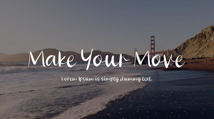 Make Your Move Font