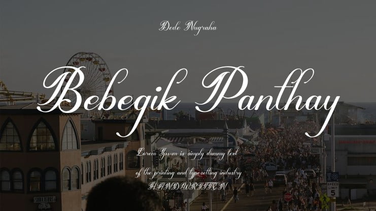 Bebegik Panthay Font