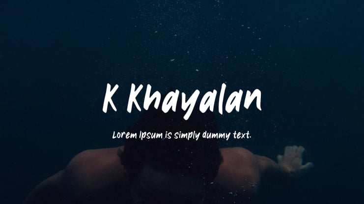 K Khayalan Font