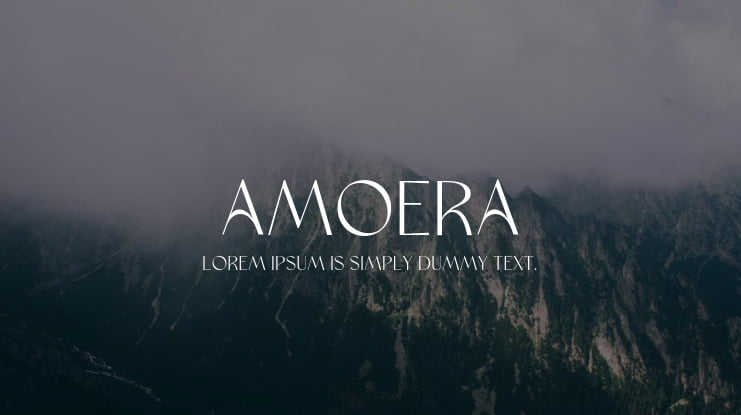 Amoera Font