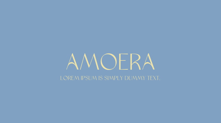 Amoera Font