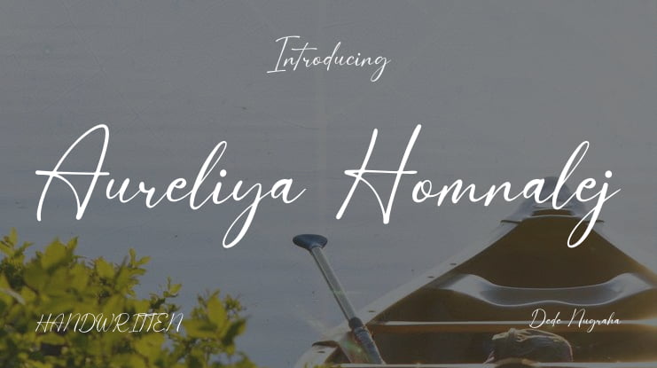 Aureliya Homnalej Font