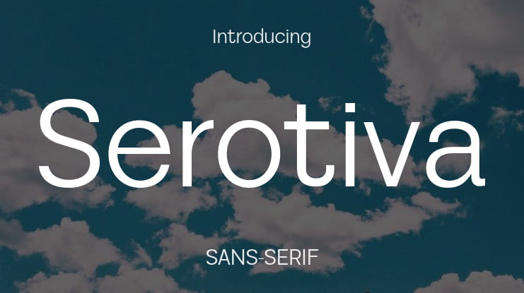 Serotiva Font Family