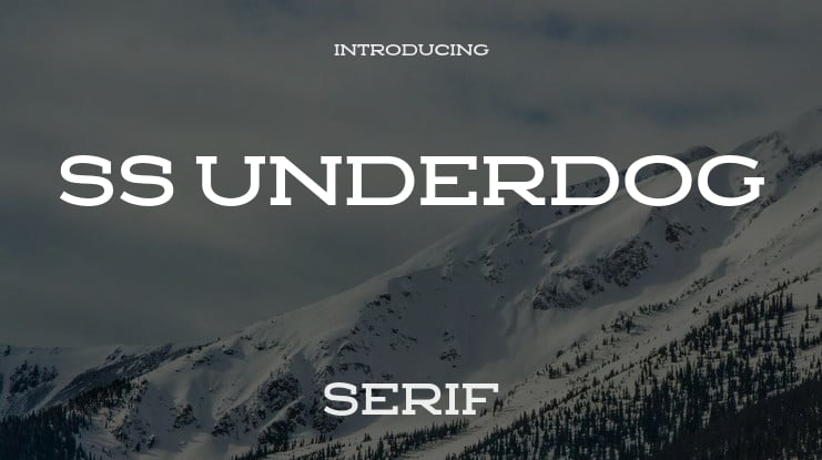 SS Underdog Font