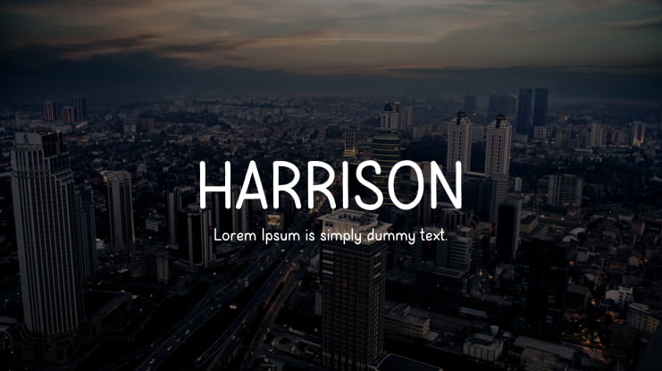 HARRISON Font