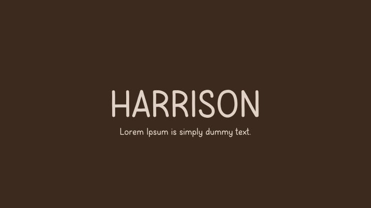 HARRISON Font