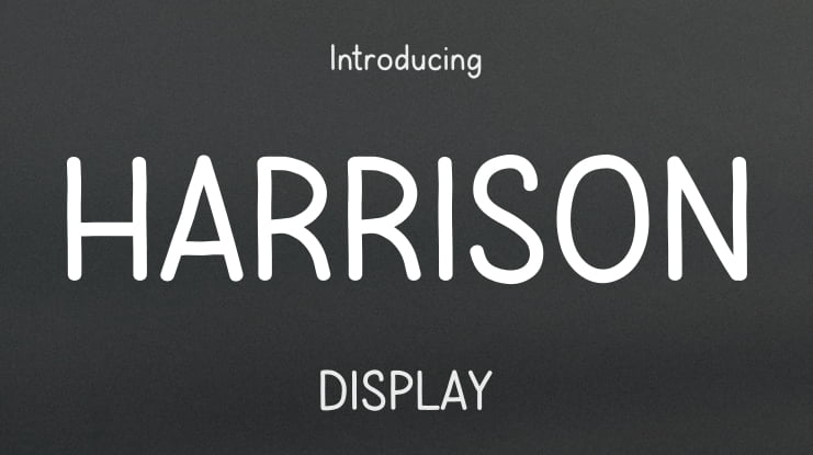 HARRISON Font