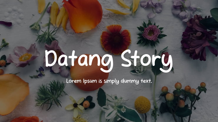 Datang Story Font