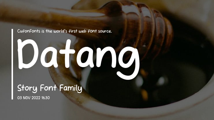 Datang Story Font