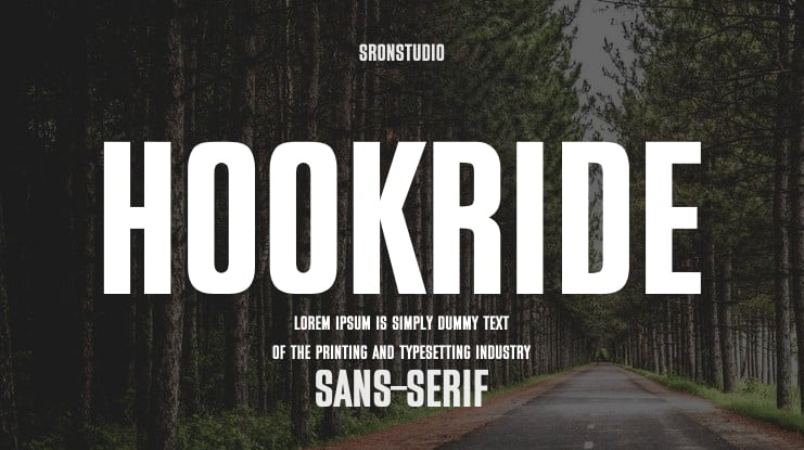 HOOKRIDE Font