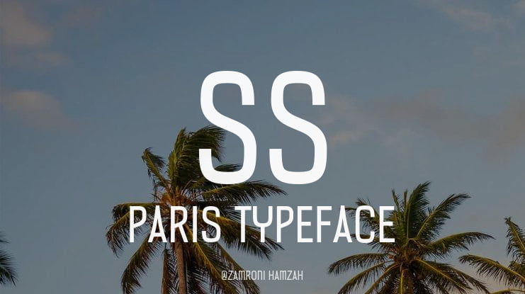 SS Paris Font