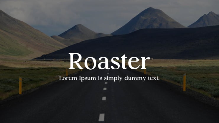 Roaster Font