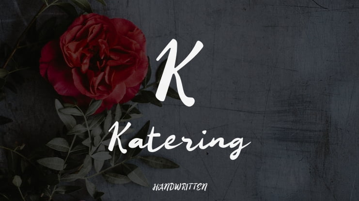 K Katering Font