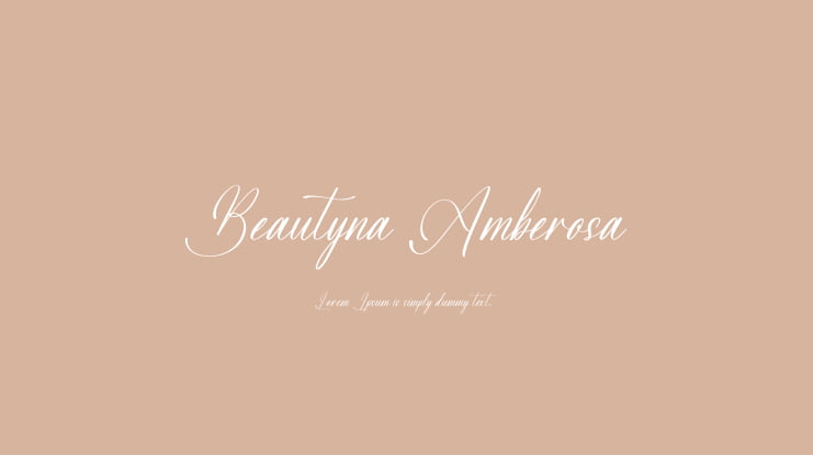 Beautyna Amberosa Font