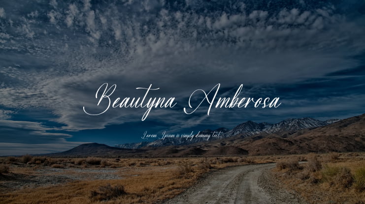 Beautyna Amberosa Font