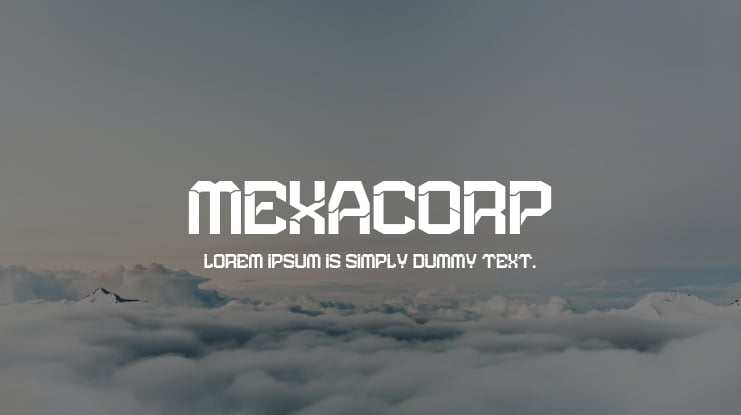 MEXACORP Font