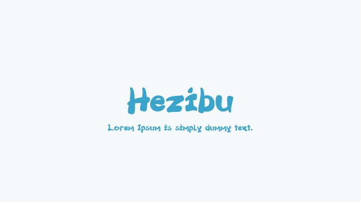 Hezibu Font